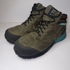 Womens Size 8.5  Timberland Aerocore Waterproof  A4401 A218Z Composite Toe EUC
